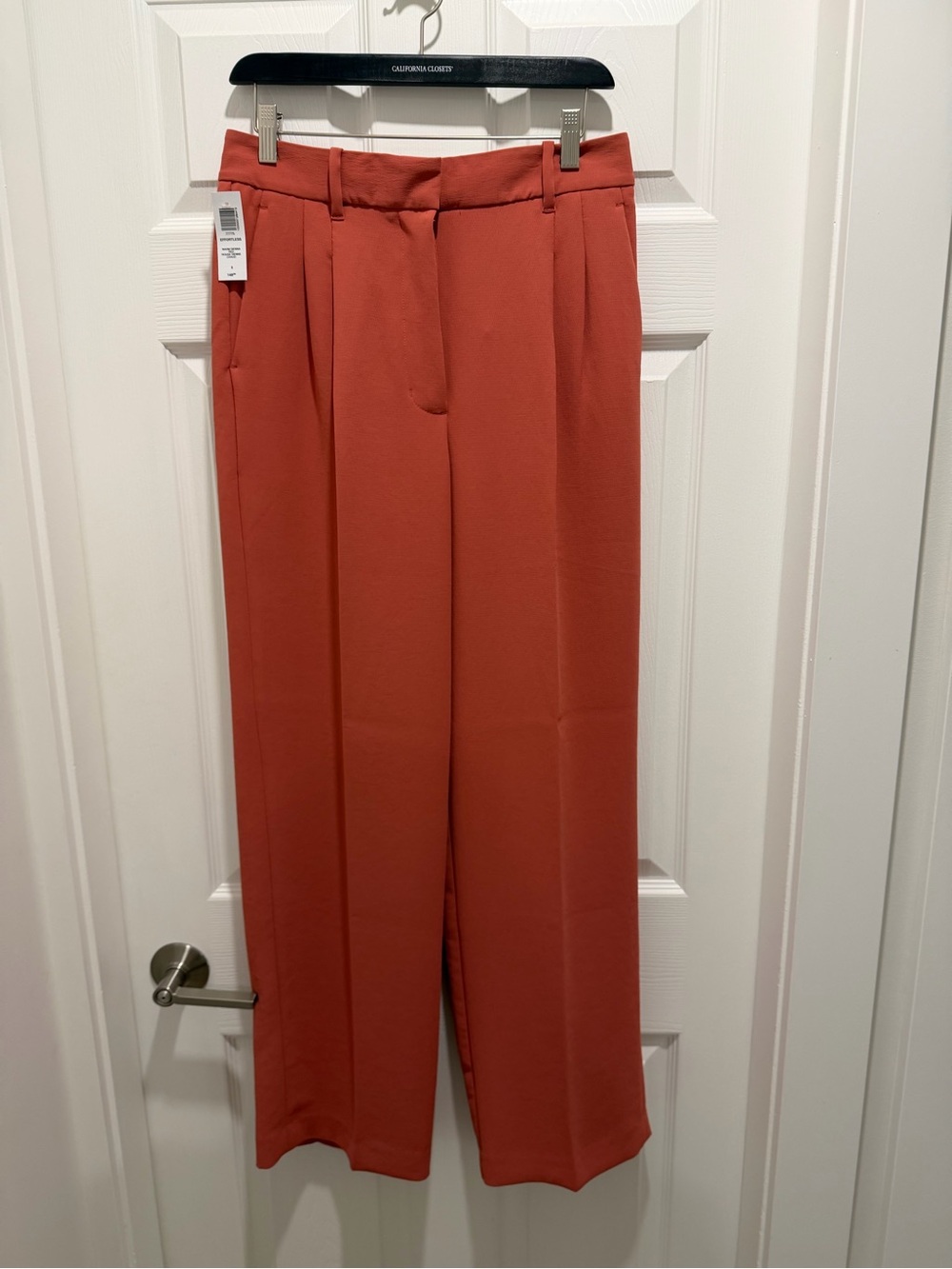 Wilfred Wide-Leg Pleated Pants in Warm Sienna